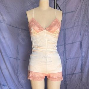 Mary Green San Francisco silk & lace one piece